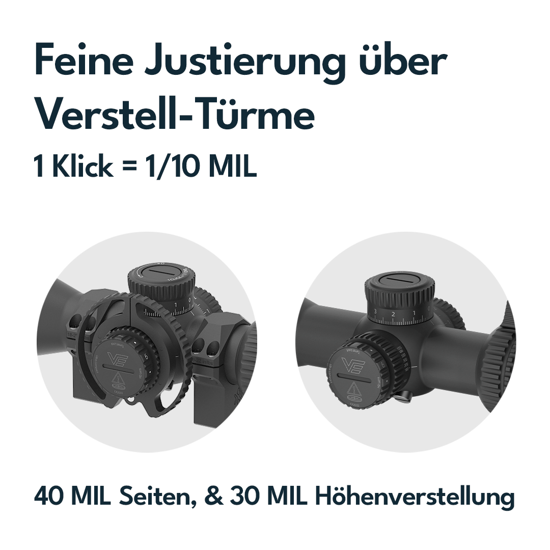 Vector Optics SCOM-50 Veyron GenII 3-12x44 HD DCR SFP
