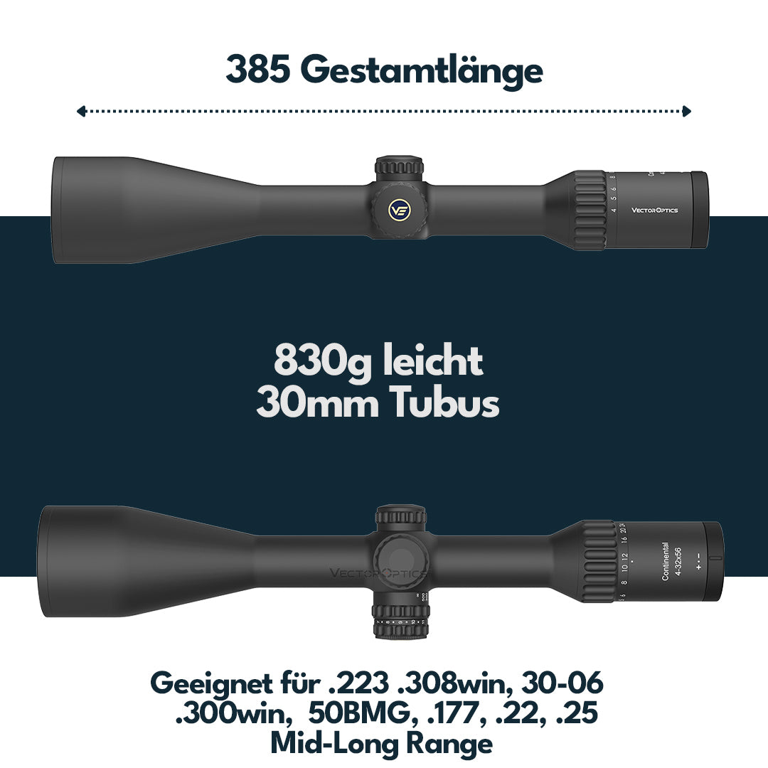 Vector Optics SCOL-51 Continental x8 4-32x56 ED SFP