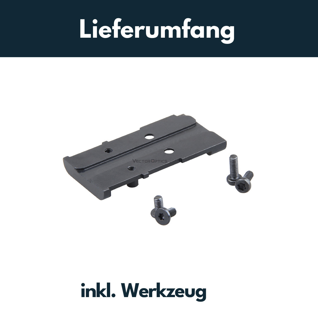 Vector Optics SCFRM-16 Glock MOS Montage für MAG (SHIELD) Footprint