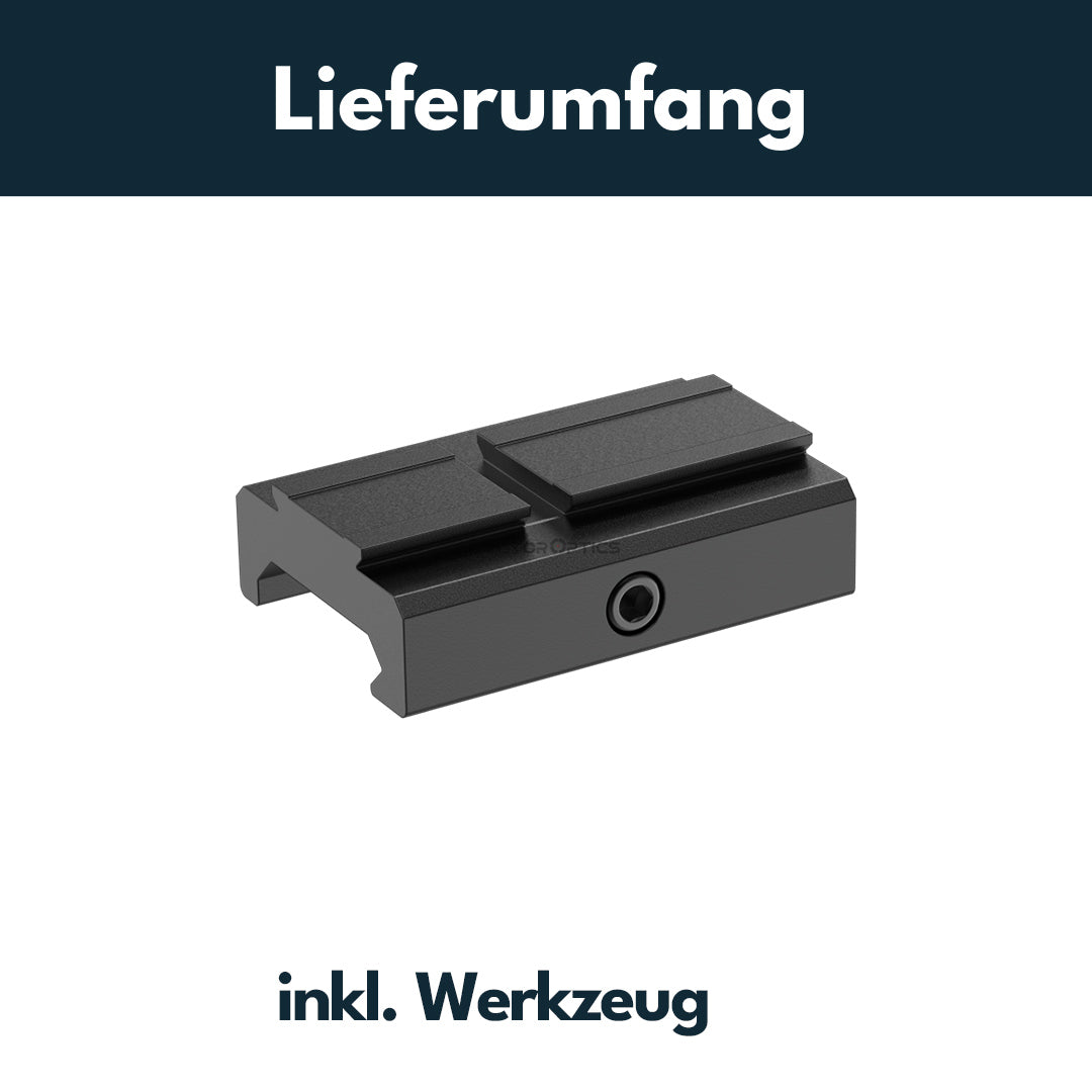 Vector Optics SCFRM-14 Montage mit VOD (Aimpoint) Footprint für 21mm Weaver, h=6mm