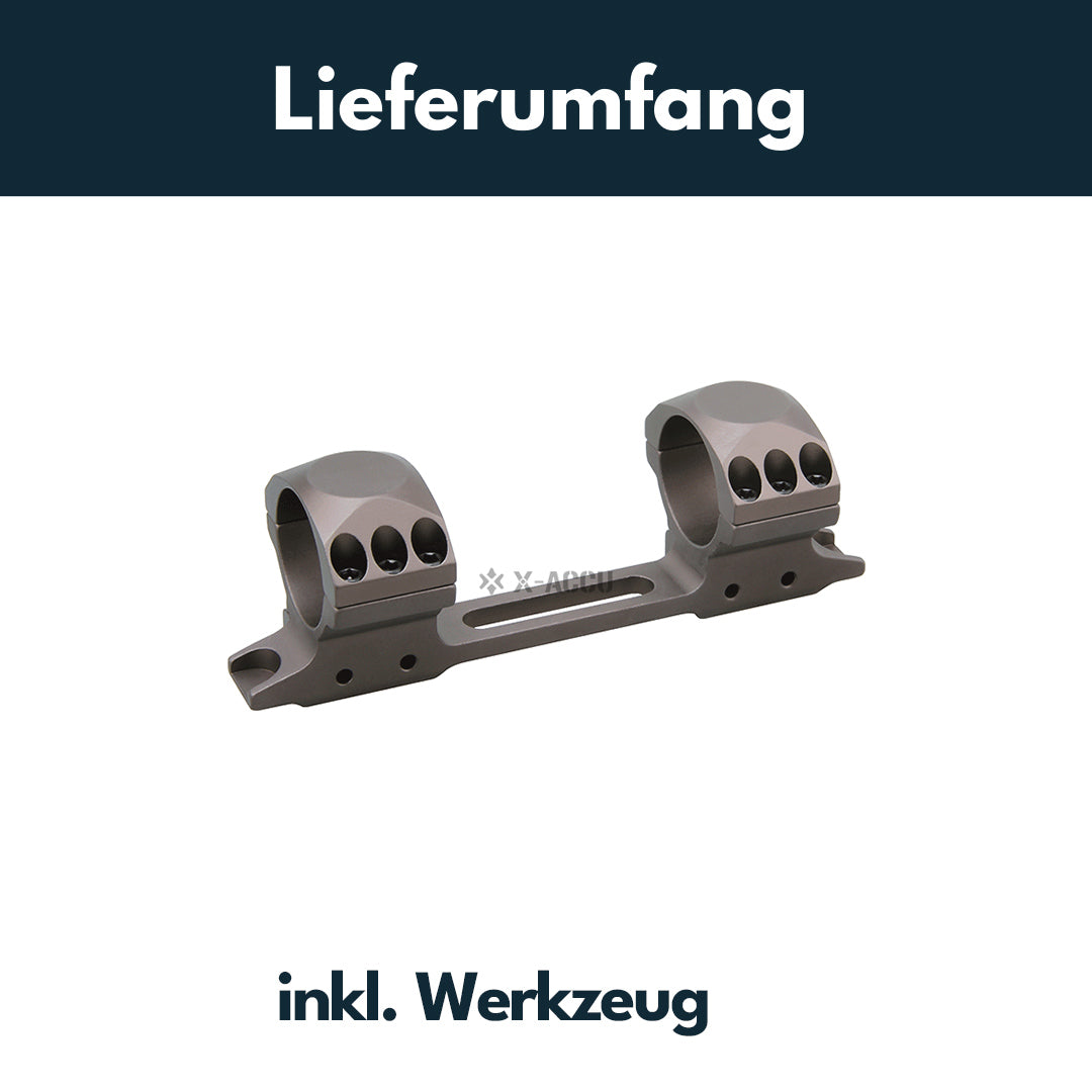 Vector Optics XASR-F3100 X-Accu Blockmontage für 30mm Tubus, 11mm Dovetail, h= 28mm FDE