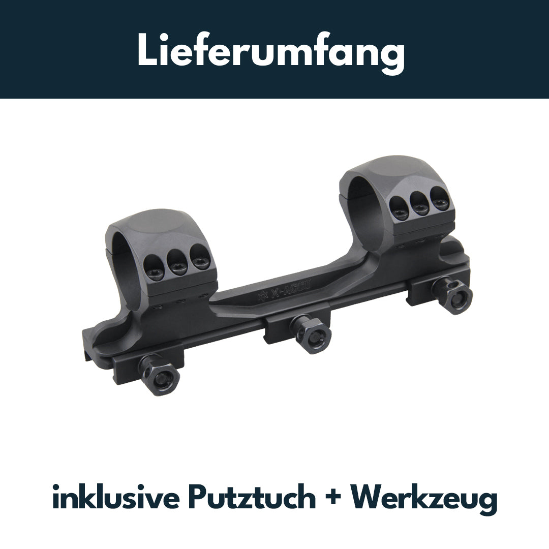 Vector Optics XASR-3010 X-Accu Blockmontage für 30mm Tubus, 21mm Picatinny, h= 32mm