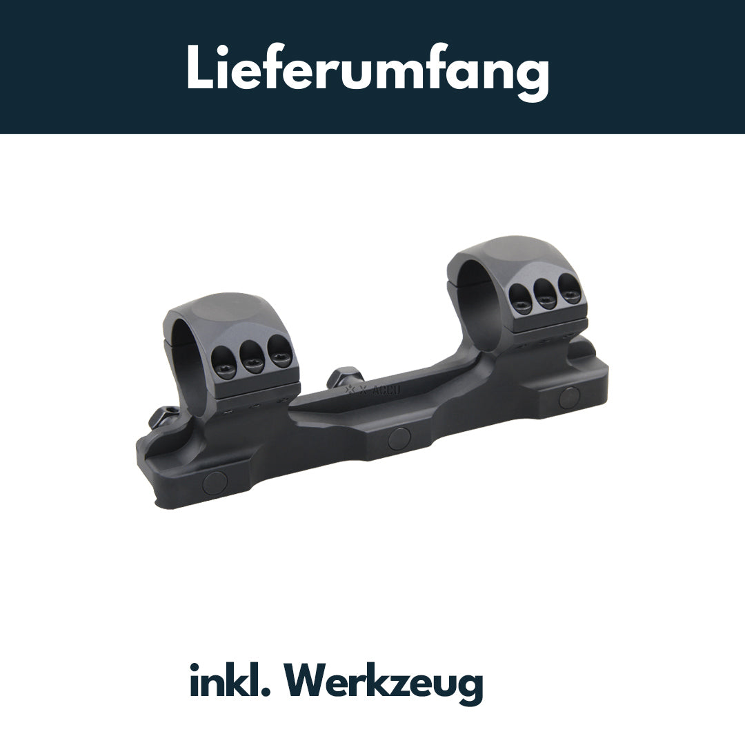 Vector Optics XASR-3012 X-Accu Blockmontage für 30mm Tubus, 21mm Picatinny, h= 35mm