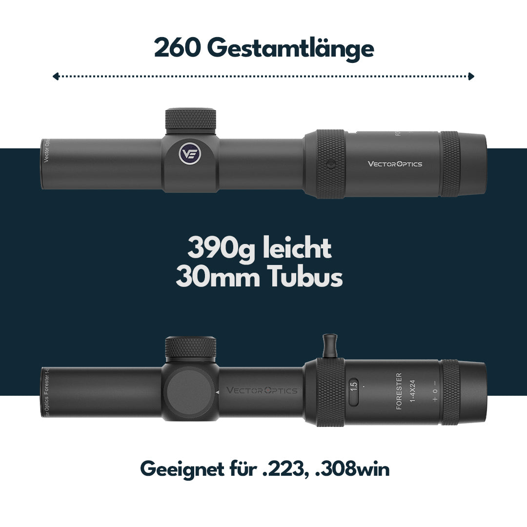 Vector Optics SCOC-28 Forester JR 1-4x24 SFP
