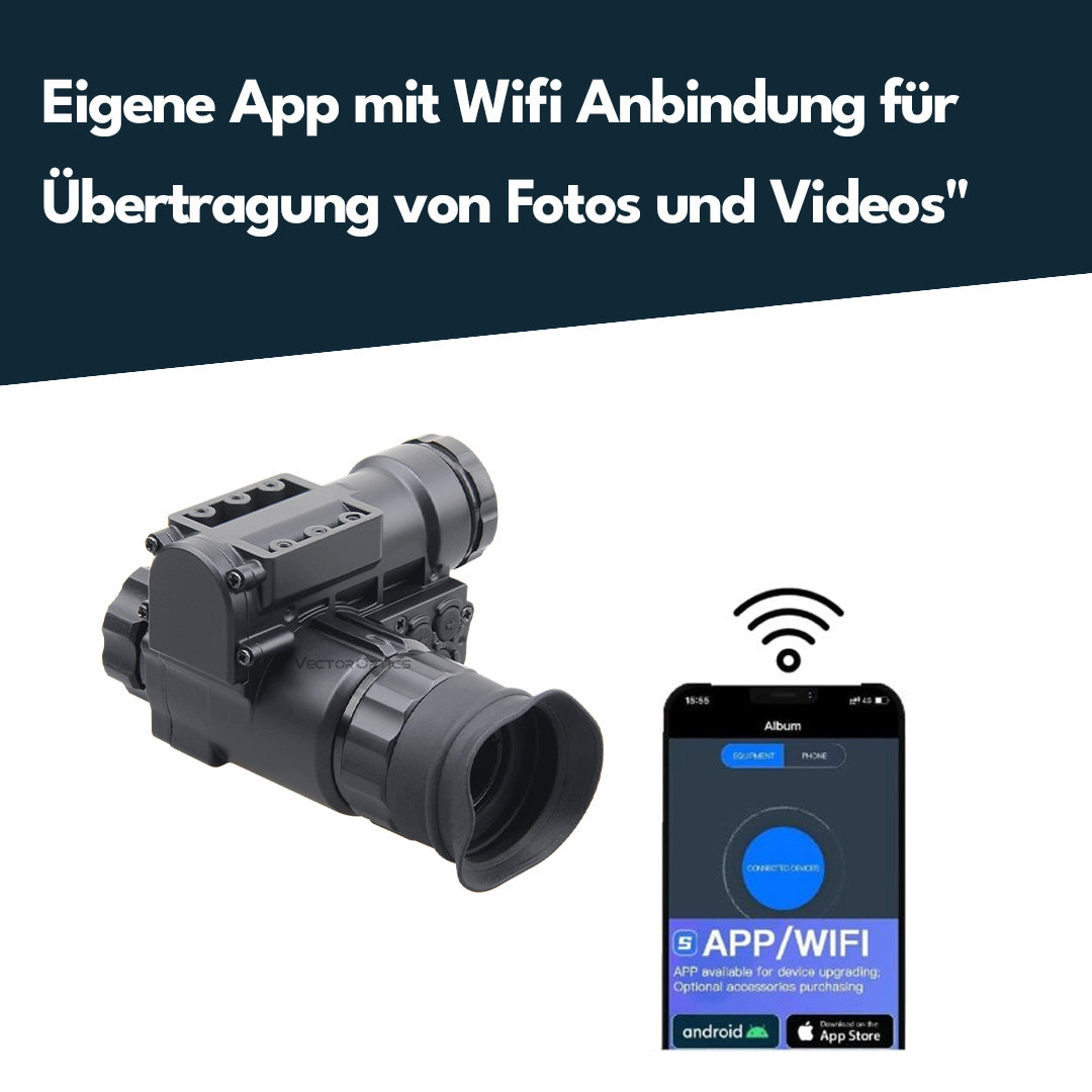 Vector Optics OWNV-10 Monocular Nachtsichtgerät mit Möglichkeit zur Helmmontage