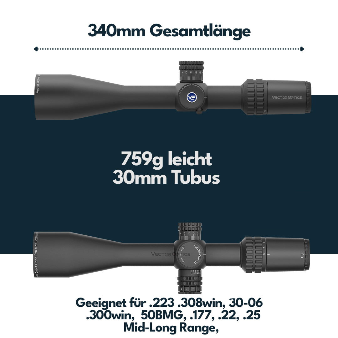 Vector Optics SCFF-44 Orion Pro Max 6-24x50FFP MOA