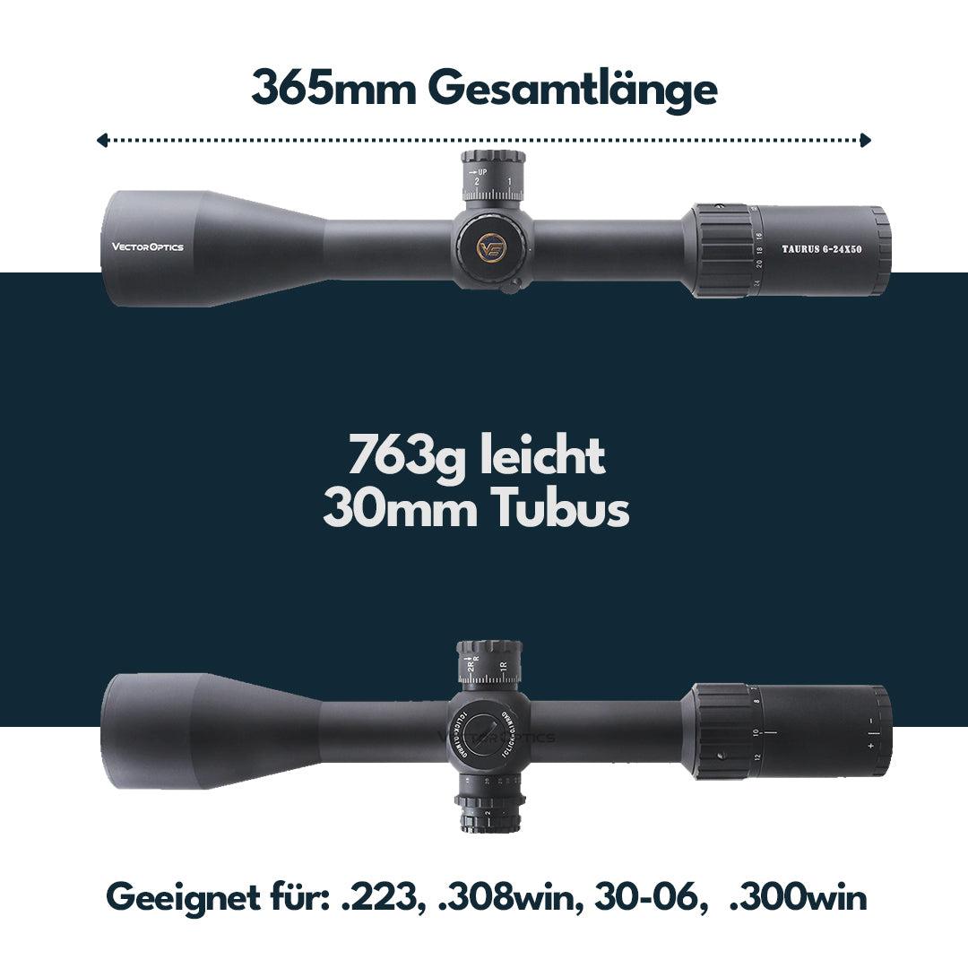 Vector Optics SCOL-46 Tauron 6-24x50SFP HD