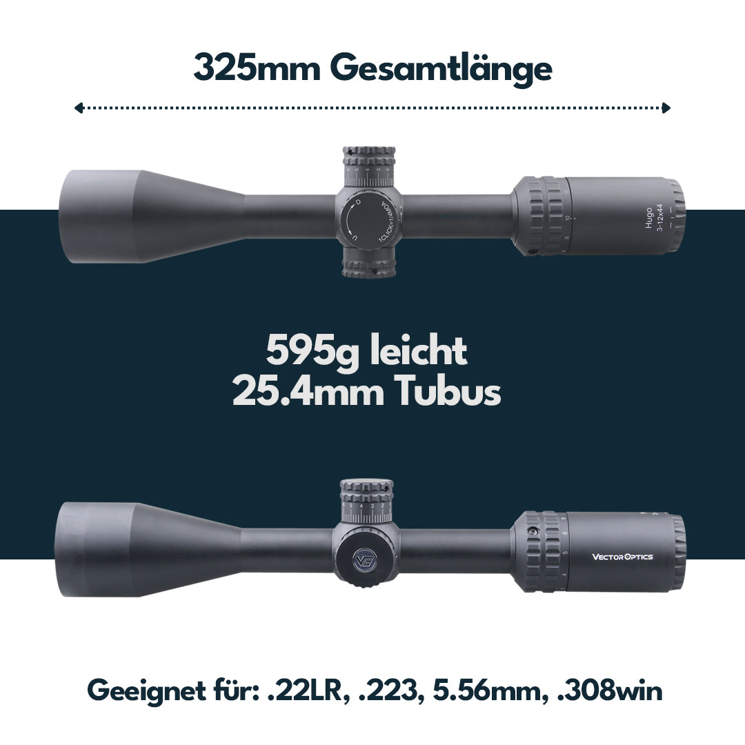 Vector Optics SCOM-30 Hugo 3-12x44SFP