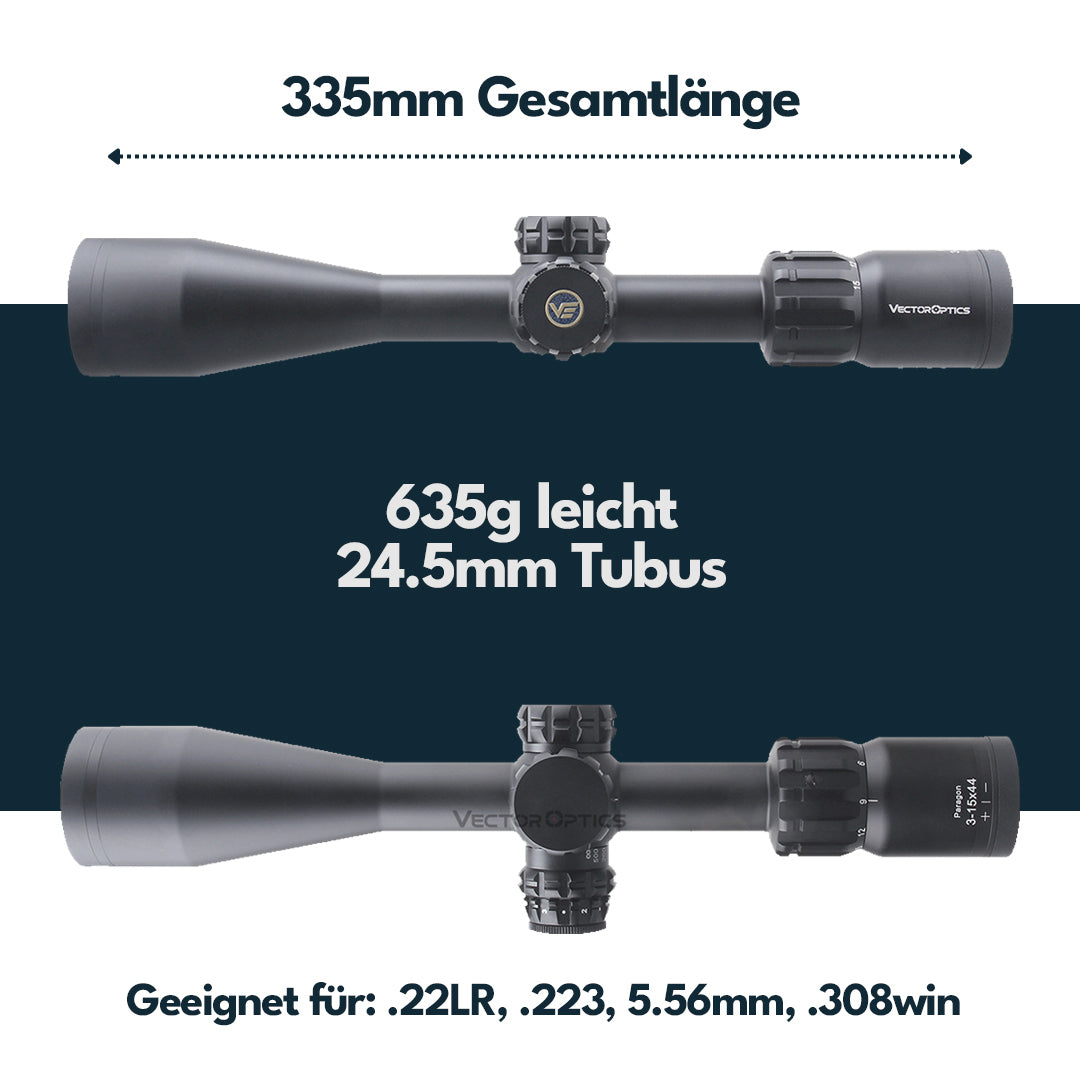 Vector Optics SCOM-37 Paragon 3-15x44SFP