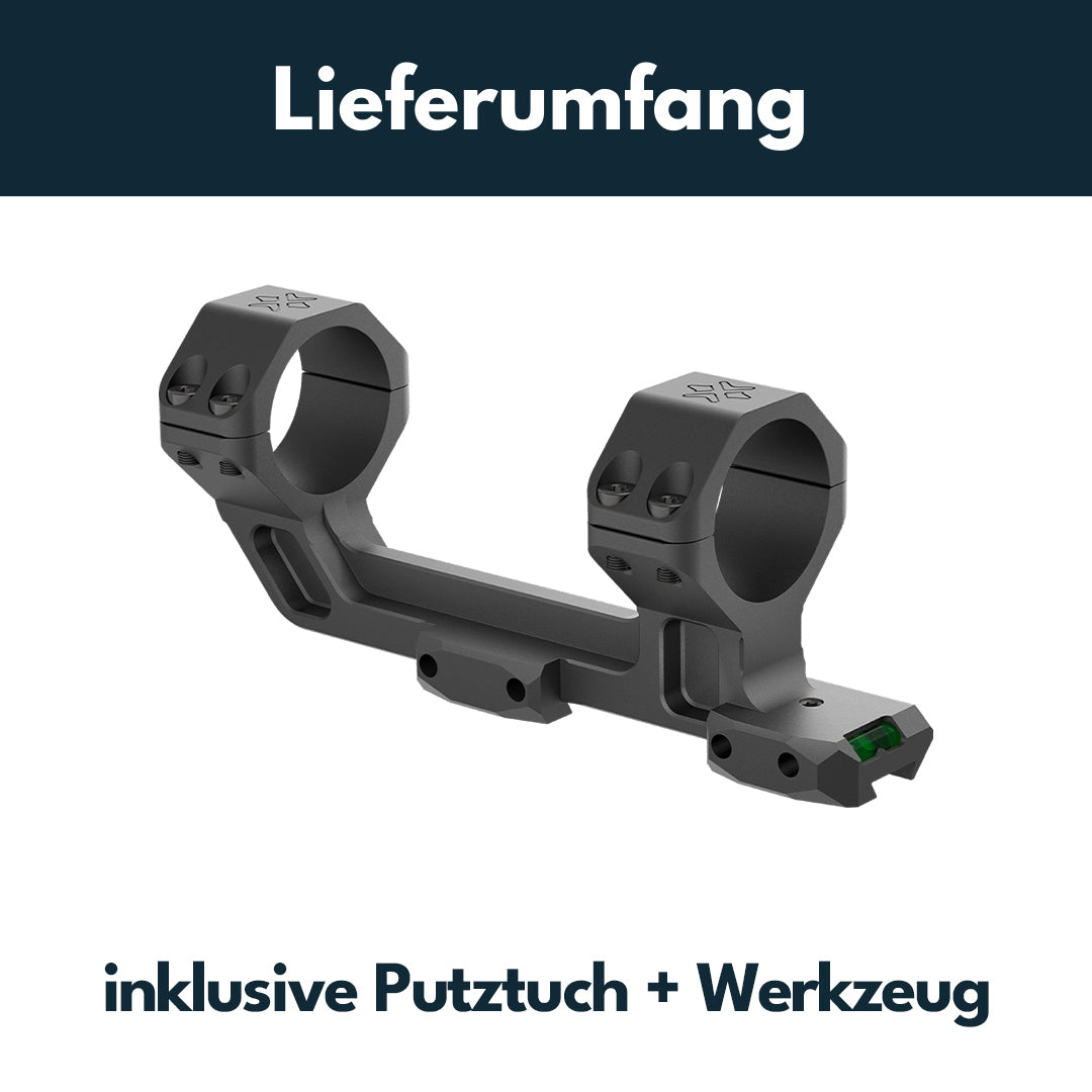 Vector Optics SCACD-25 Blockmontage mit eingebauter Wasserwaage und Neigungswinkelanzeige für 11mm Schiene
