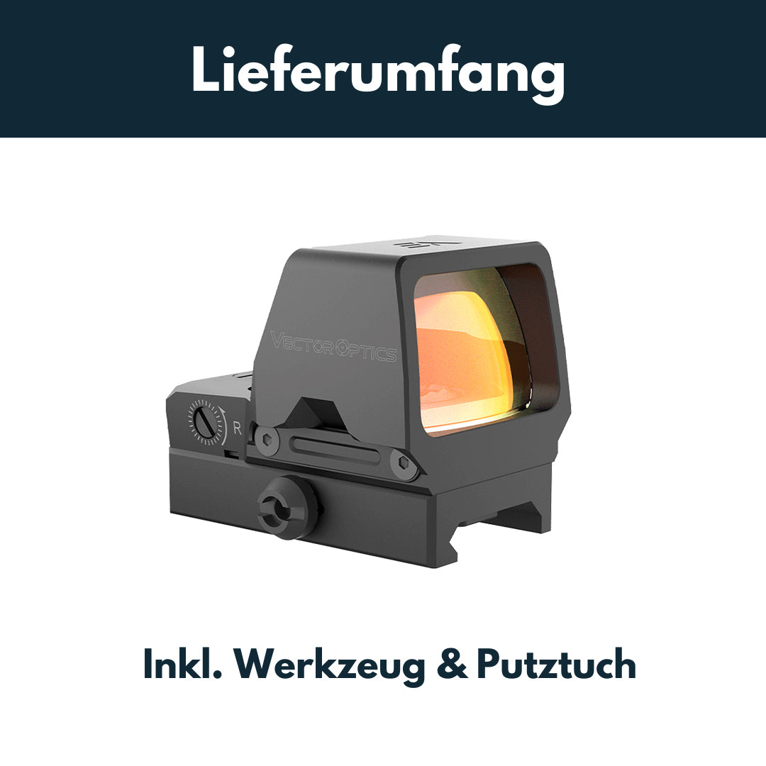 Vector Optics SCRD-65 Frenzy Plus F3 1x22x32 QD Reflexvisier