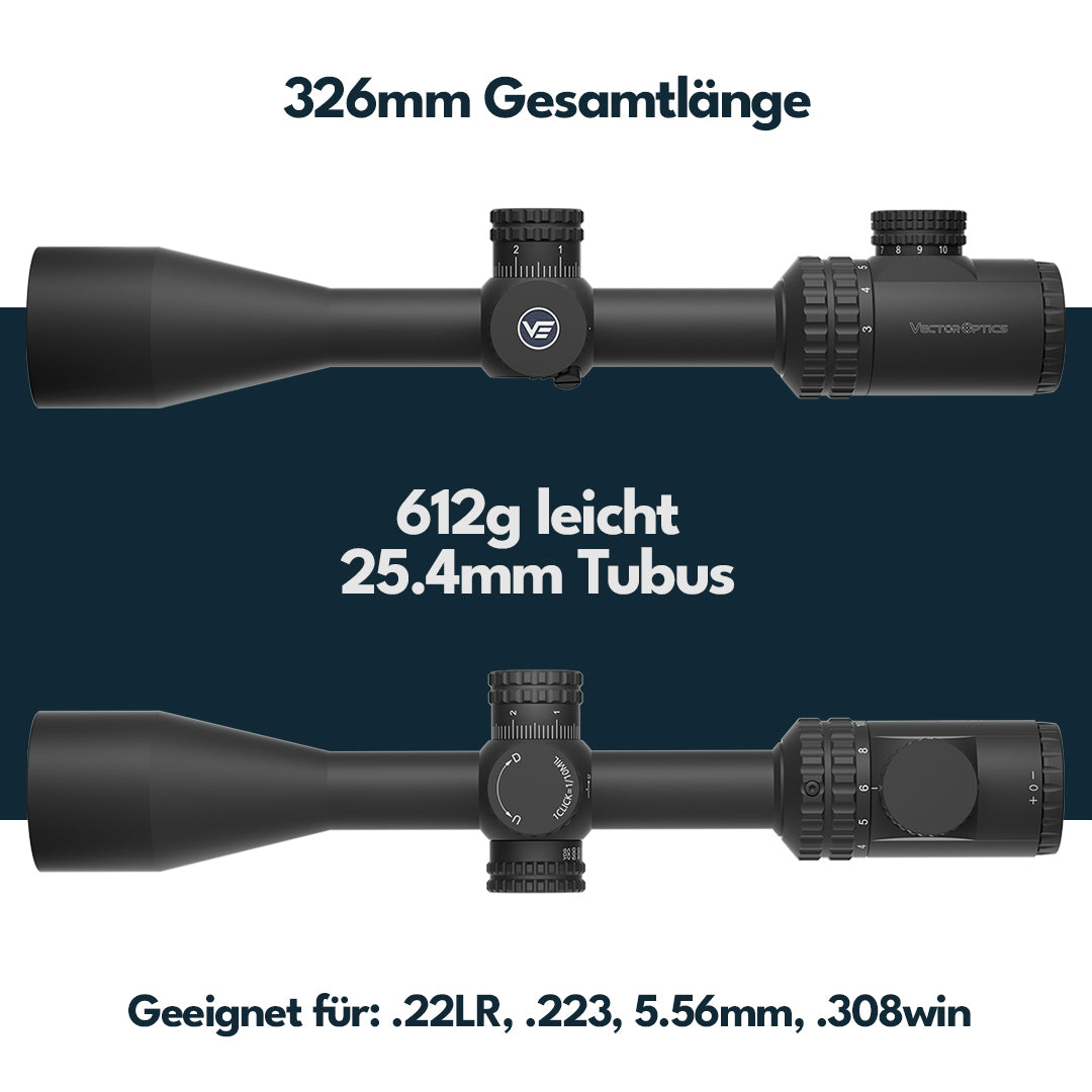 Vector Optics SCOM-44 Hugo 3-12x40i Fiber SFP