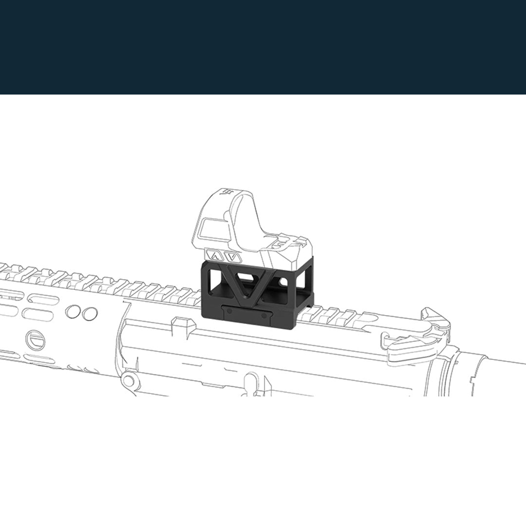 Vector Optics SCFRM-24 GIN Footprint Riser Montage