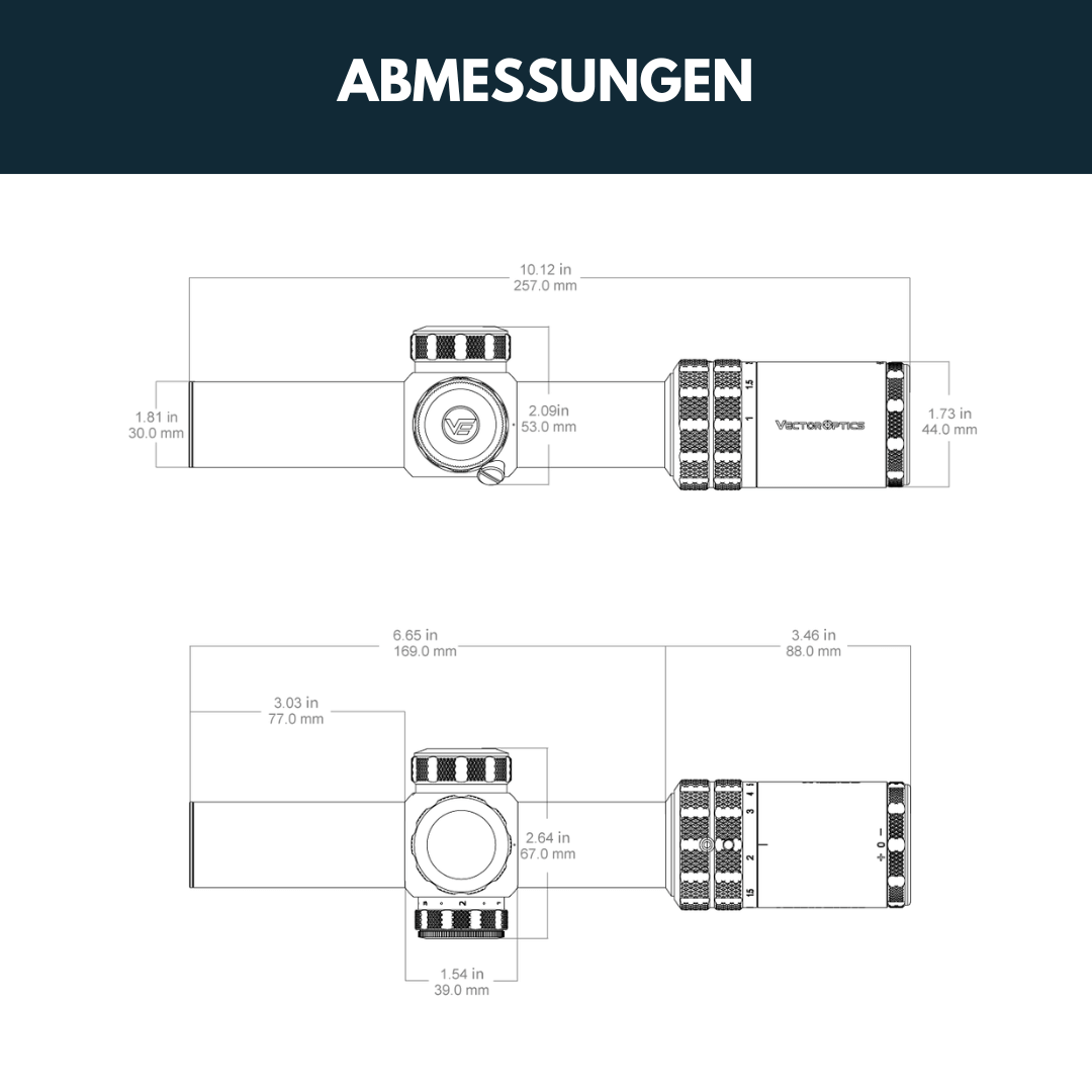 Vector Optics SCOC-51 Continental x8 1-8x24 ED FIBER