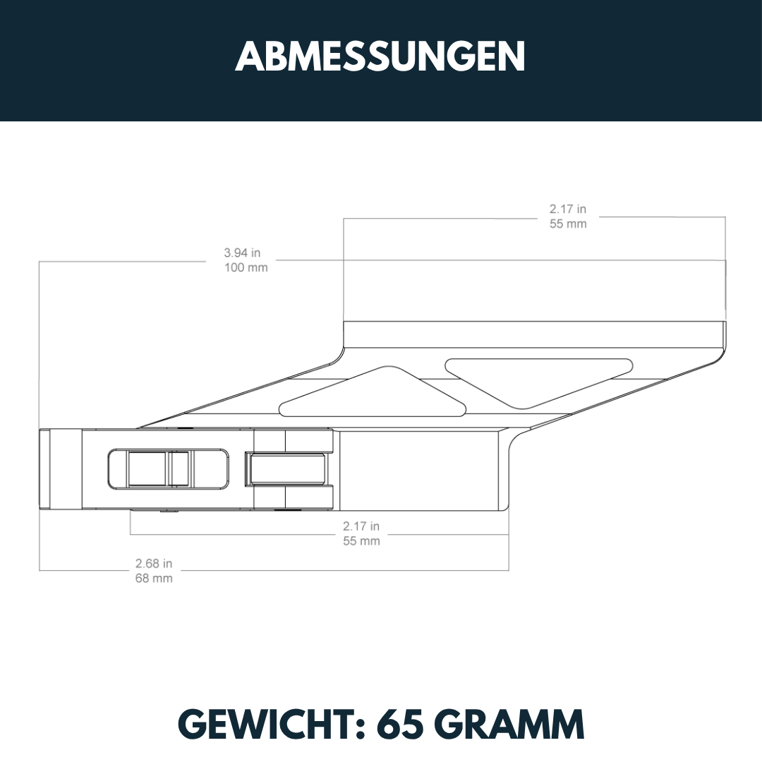 Vector Optics RD74-QD01 Scrapper 1x20 Cantilever Quick Release Riser Montage für 21mm Picatinny