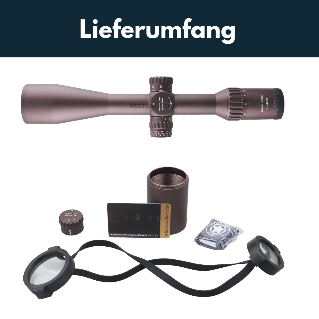 Vector Optics SCOL-43 Continental x6 4-24x50 Coyote FDE