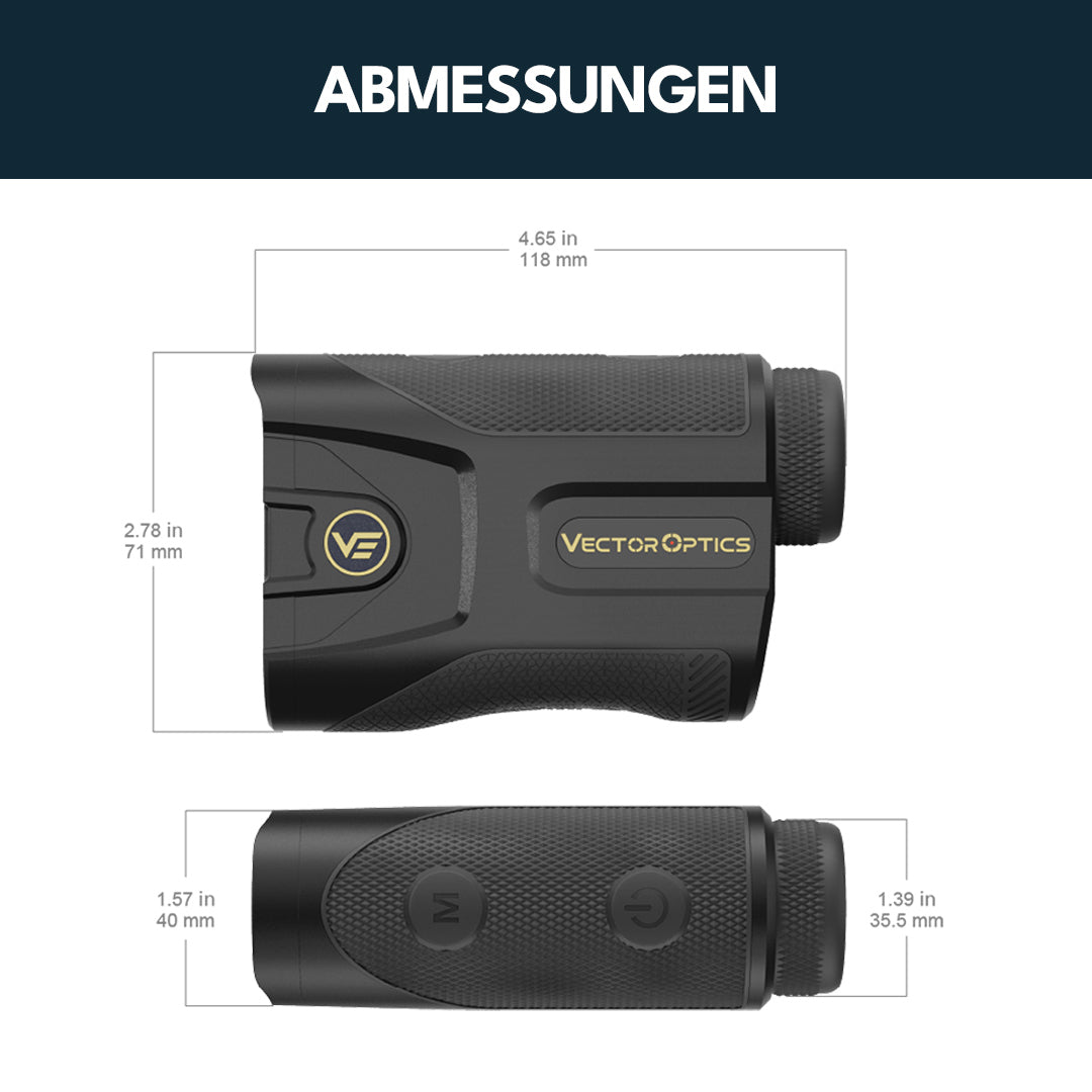 Vector Optics SCRF-S24 Paragon 7x25 GenIII Digital Balistic BDC Rangefinder