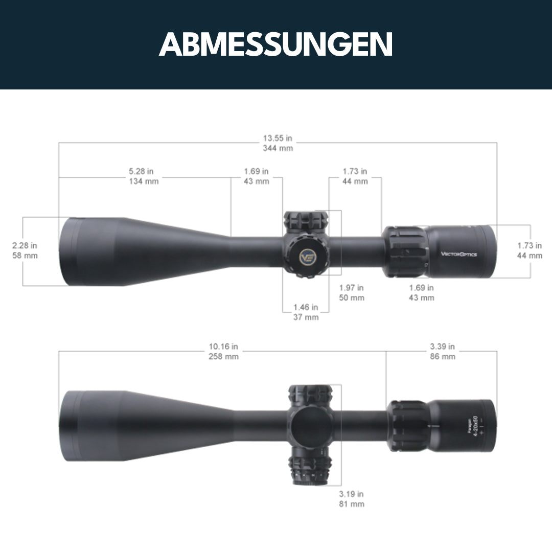 Vector Optics SCOL-44 Paragon 4-20x50