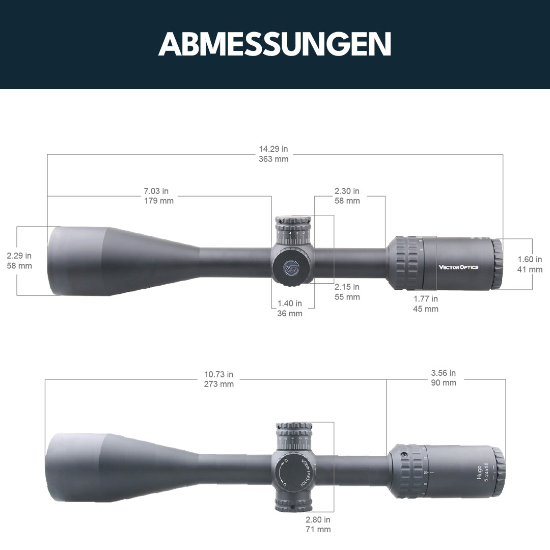 Vector Optics SCOL-31 Hugo 6-24x50SFP