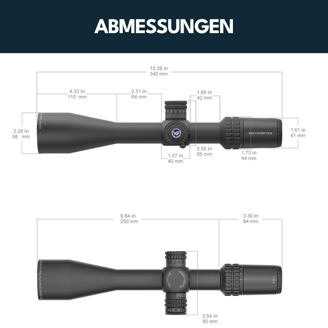 Vector Optics SCFF-44 Orion Pro Max 6-24x50FFP MOA