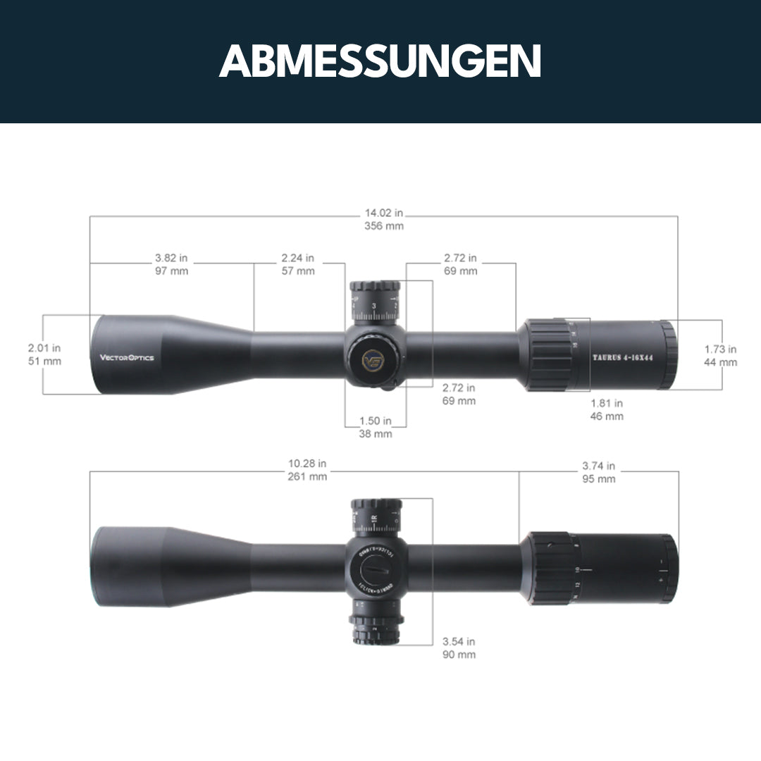 Vector Optics SCOL-45 Tauron 4-16x44SFP HD