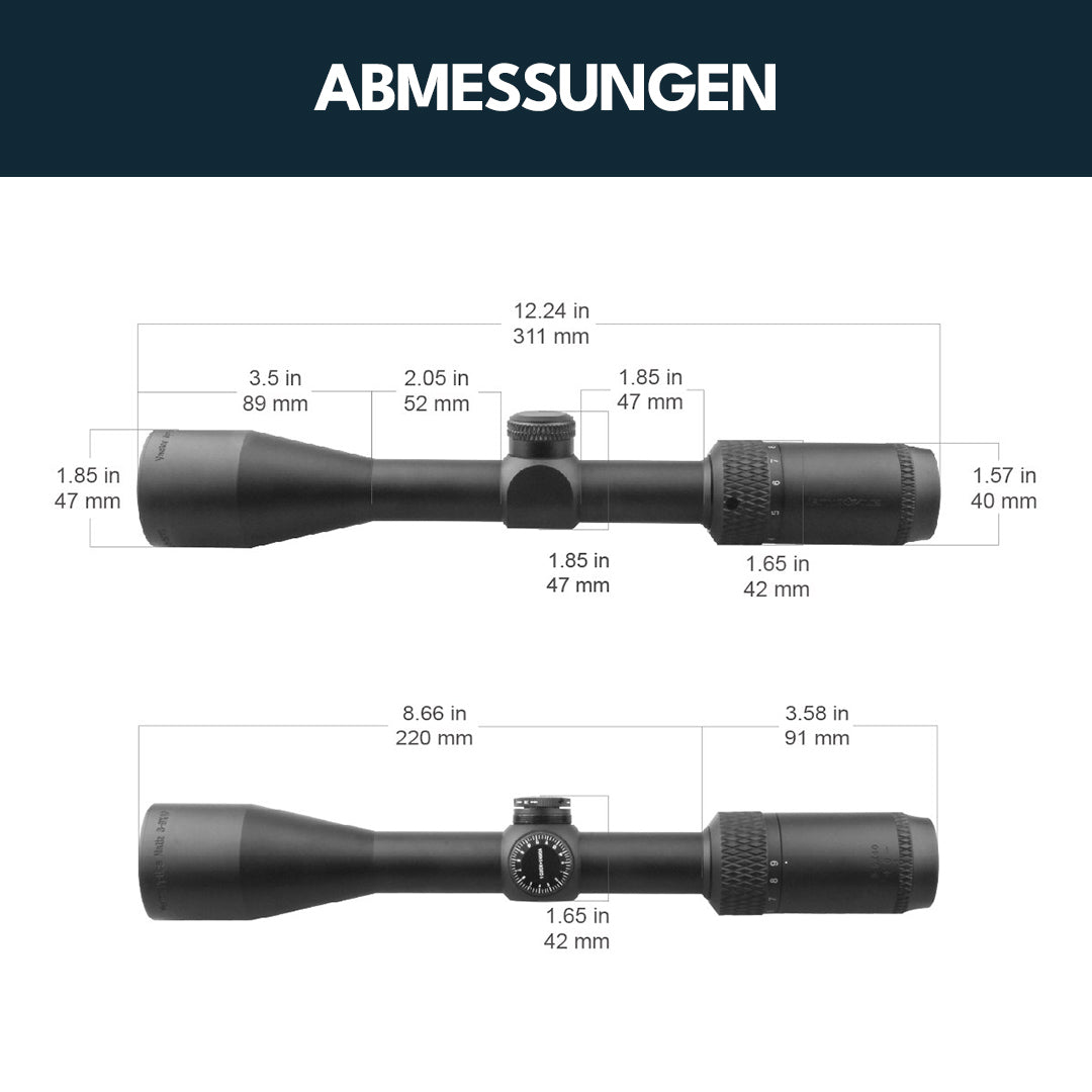 Vector Optics SCOM-32 Matiz 3-9x40 MIL SFP