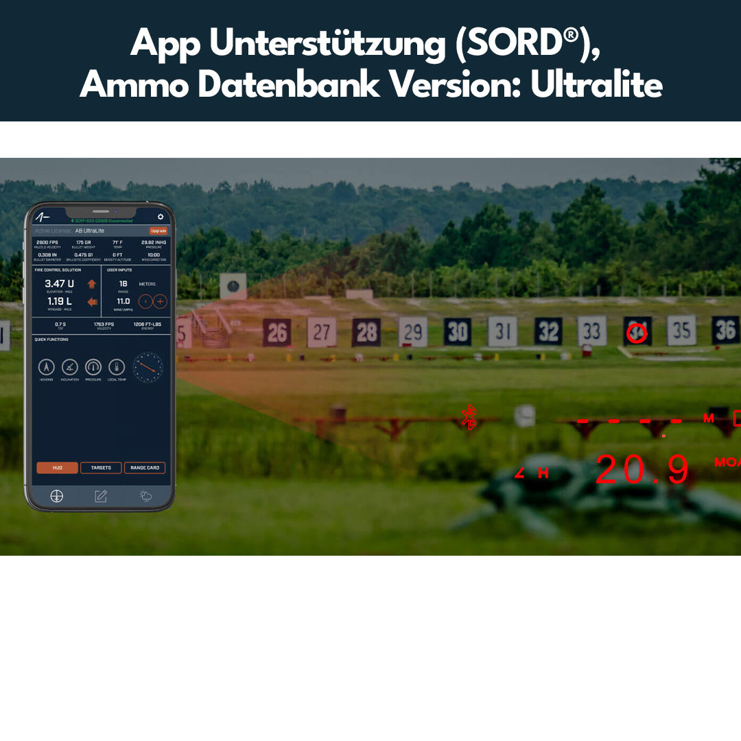 Vector Optics SCRF-S24 Paragon 7x25 GenIII Digital Balistic BDC Rangefinder