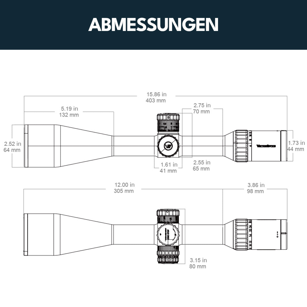 Vector Optics SCOL-TE52 Continental 6-48x56ED SFP MOA
