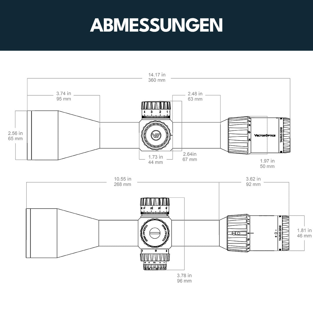 Vector Optics SCOL-55 Tauron 3-24x56 ED SFP