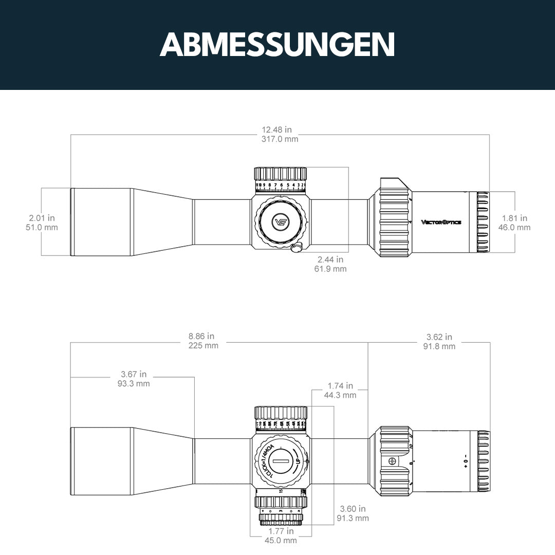 Vector Optics SCFF-50 Tauron 4-16x44 HD MOA