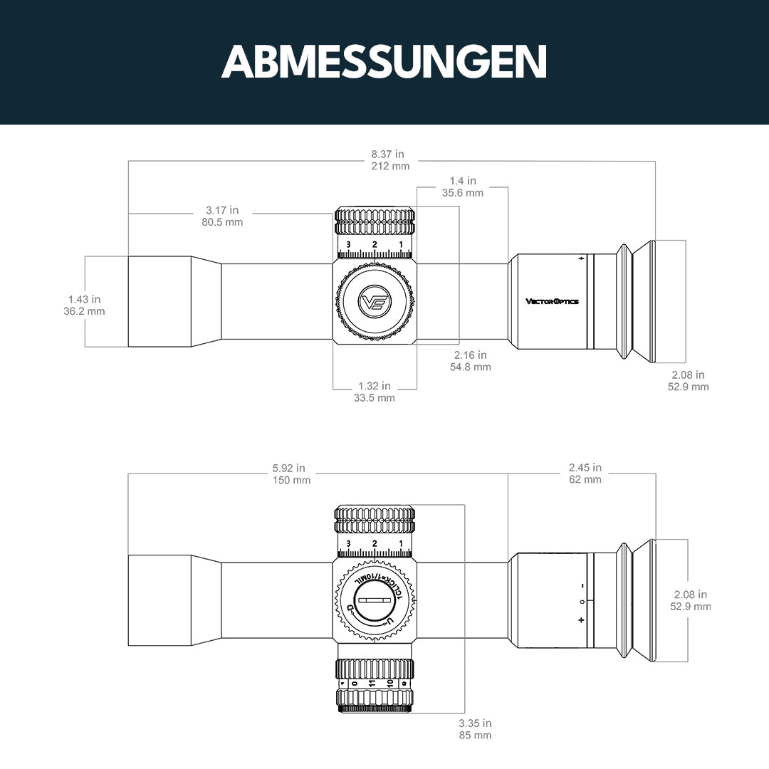 Vector Optics SCOM-46 Veyron Plus 10x30 Zero