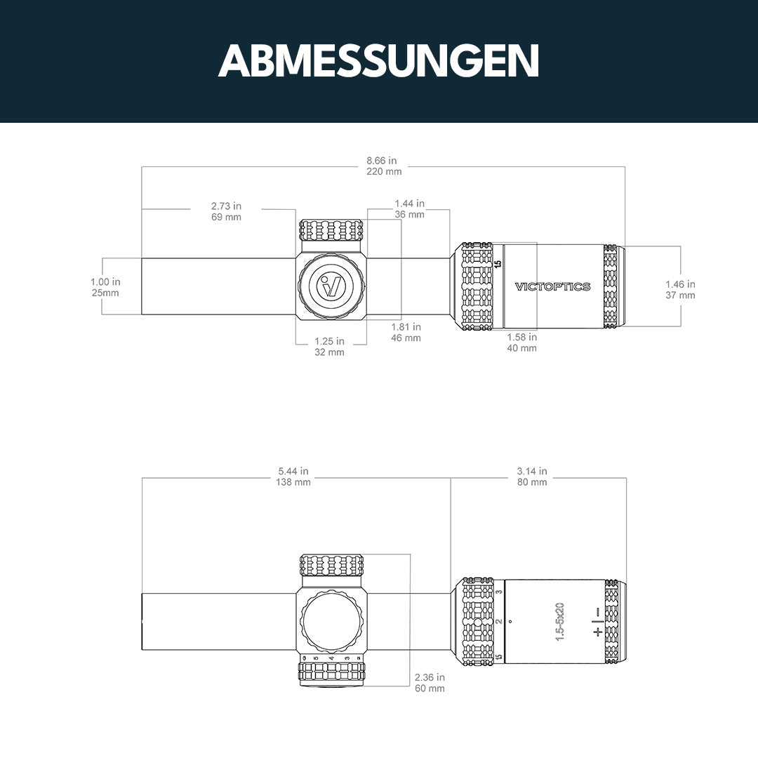Victoptics VIOC-01 SOI 1.5-5x20