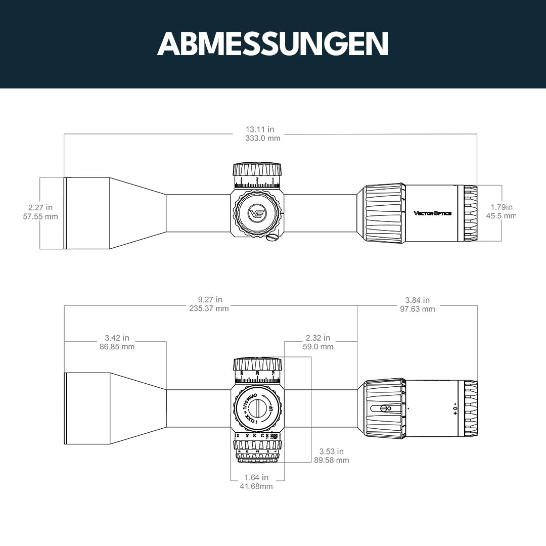 Vector Optics SCFF-64 Tauron 3-18x50 FFP GenII