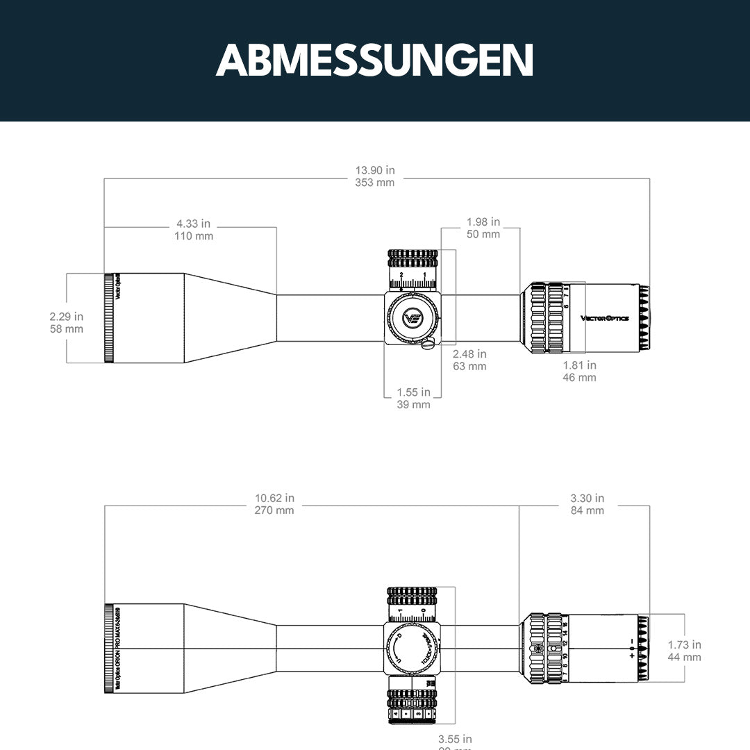 Vector Optics SCFF-61 Orion Pro Max 6-24x50 MIL HD FFP