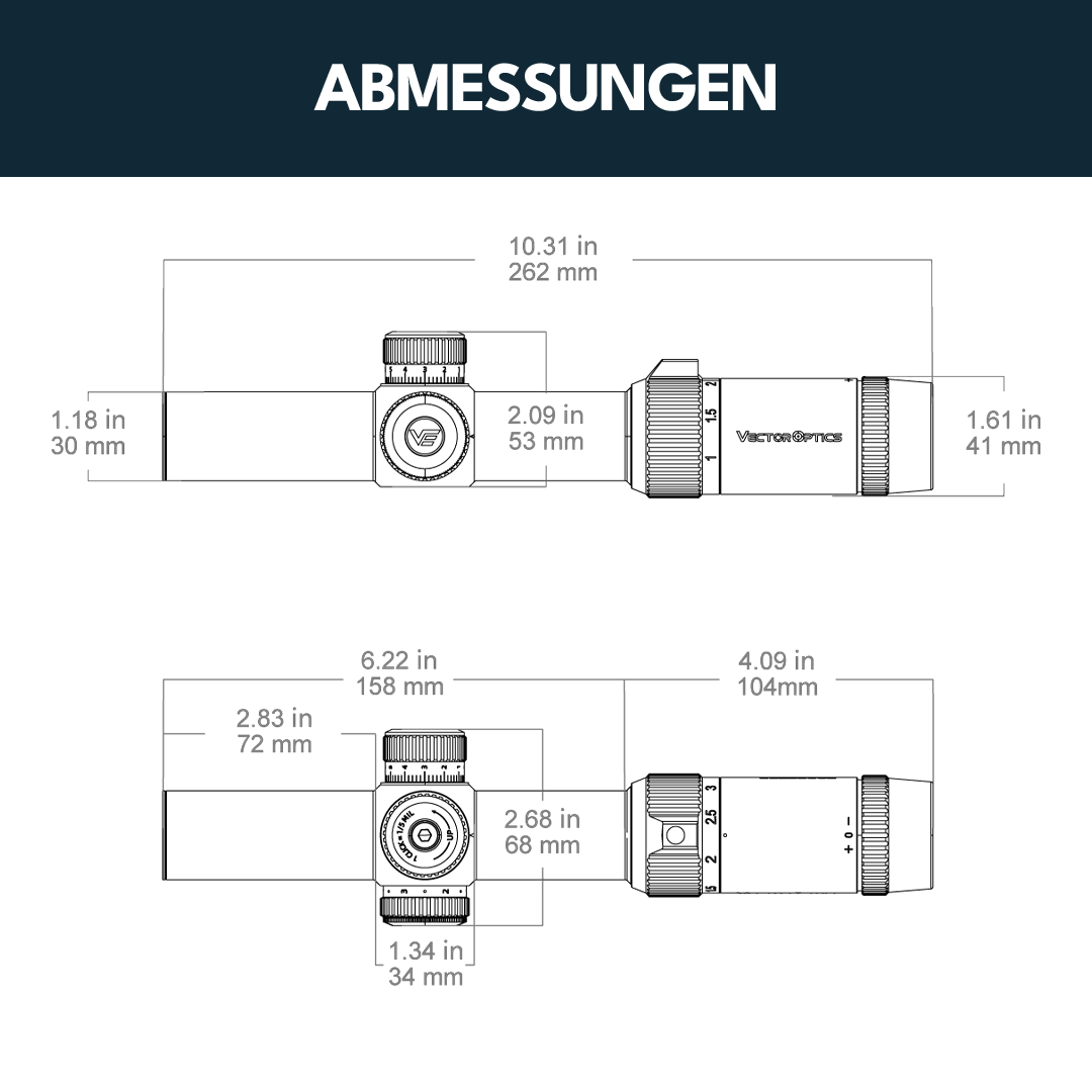 Vector Optics SCOC-54 Forester 1-5x24 FIBER