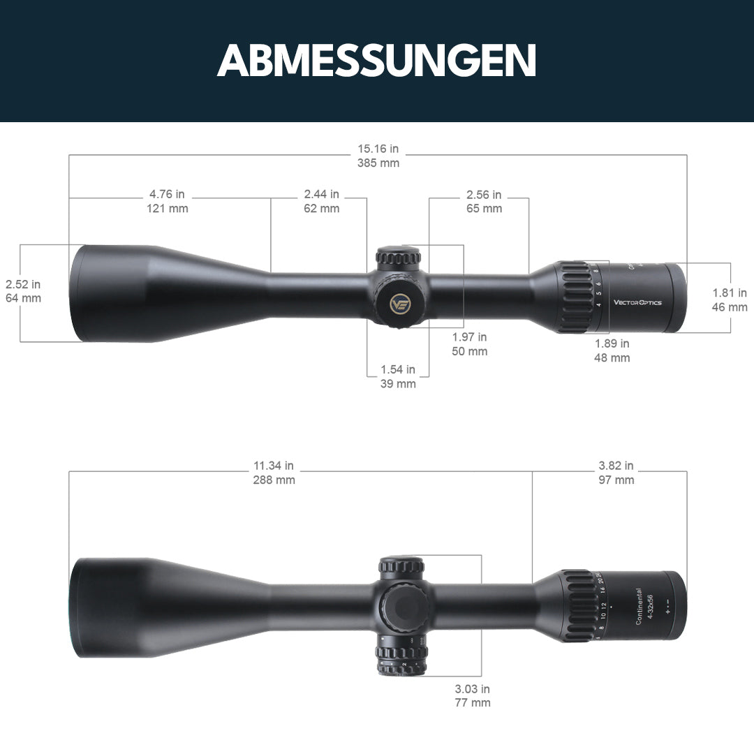 Vector Optics SCOL-51 Continental x8 4-32x56 ED SFP