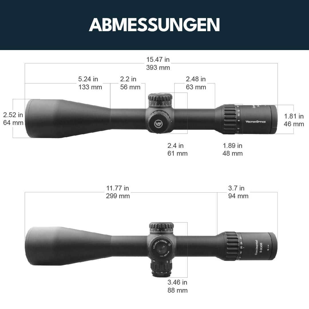Vector Optics SCFF-30 Continental x6 5-30x56FFP VCT-34
