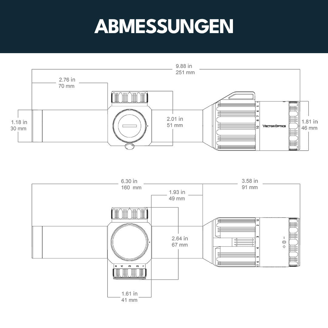 Vector Optics SCFF-42 Constantin 1-10x24FFP HD