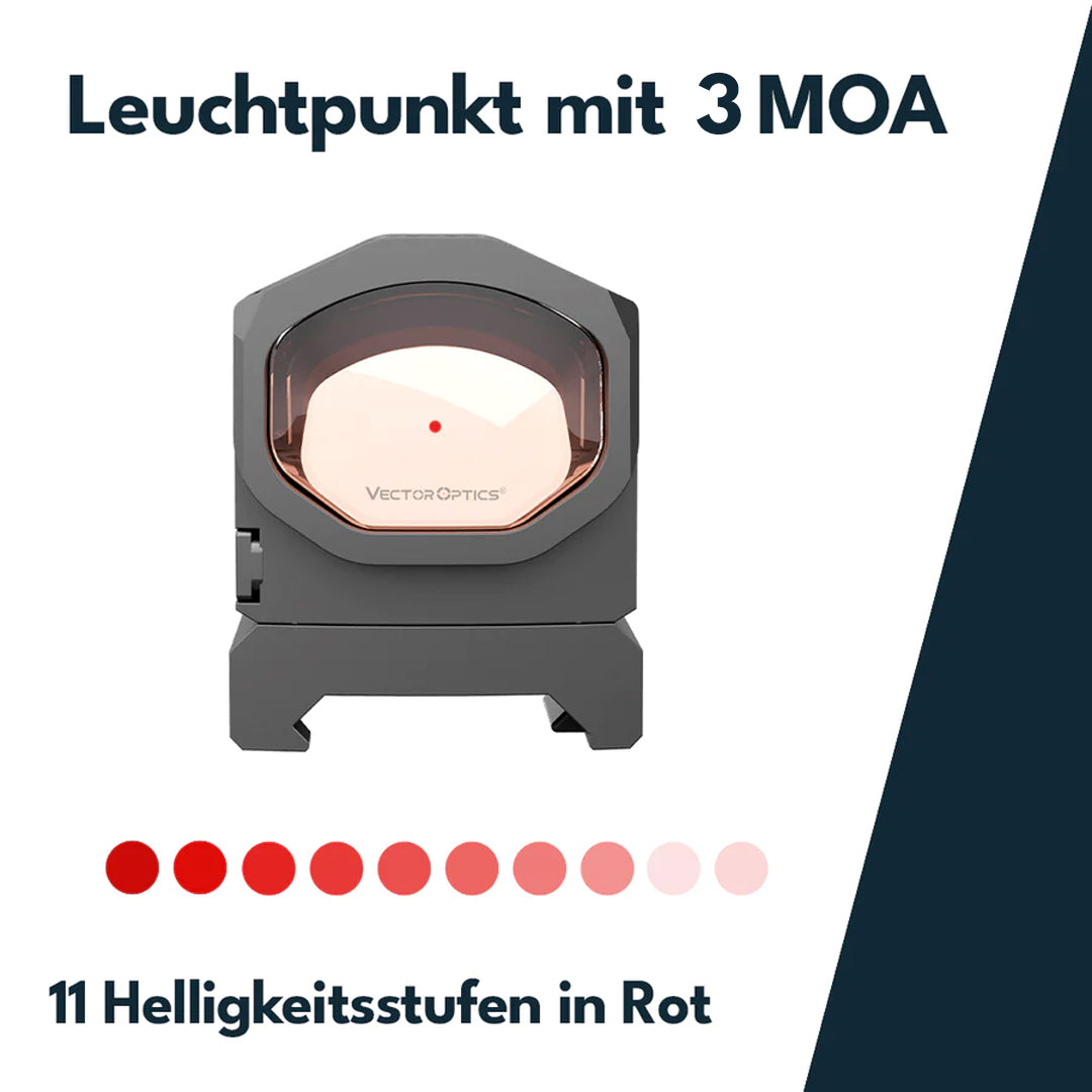 Vector Optics SCRD-SM64 Frenzy-X FLEX 1x19x26 MRS GenII Solar Power Multi-Reticle
