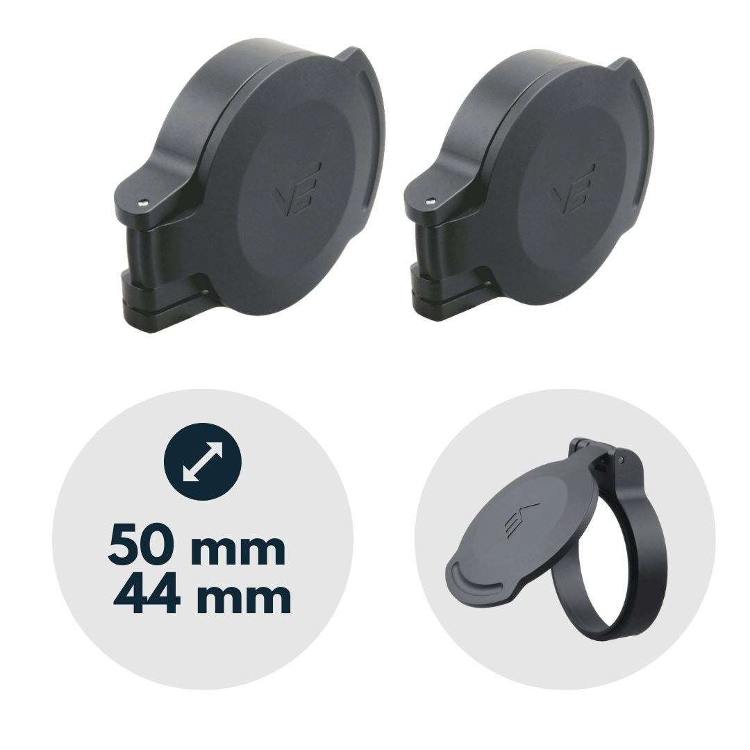 Vector Optics Flip Up Caps Set aus Aluminium für Continental Zielfernrohre