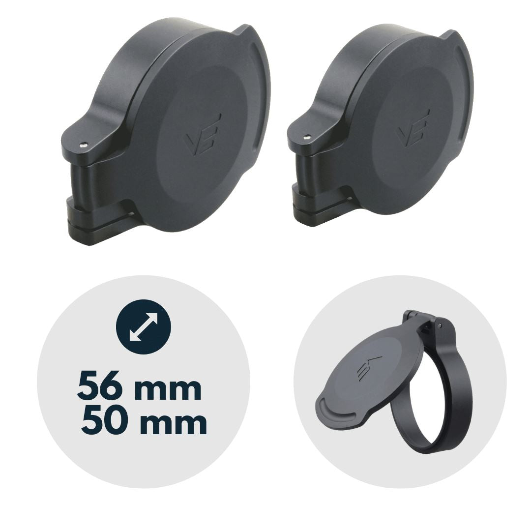 Vector Optics Flip Up Caps Set aus Aluminium für Continental Zielfernrohre