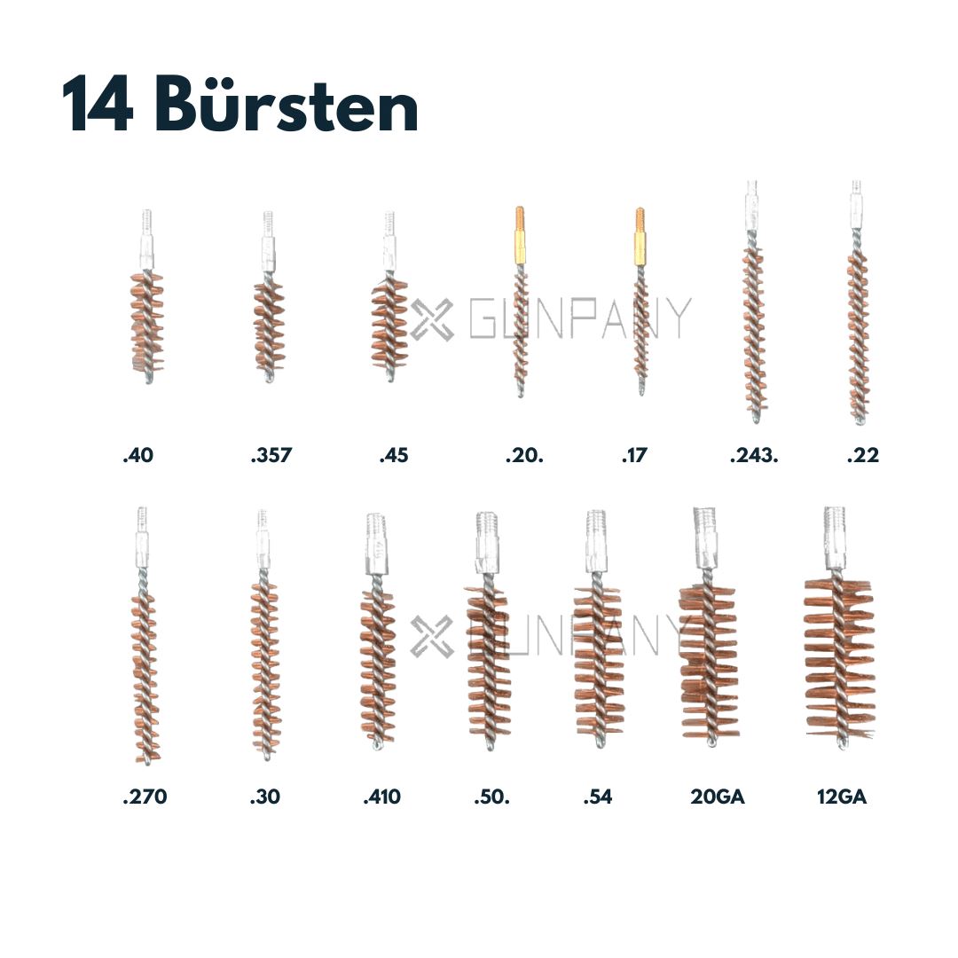 Vector Optics - Gunpany 62 Teile Universal Waffenreinigungsset