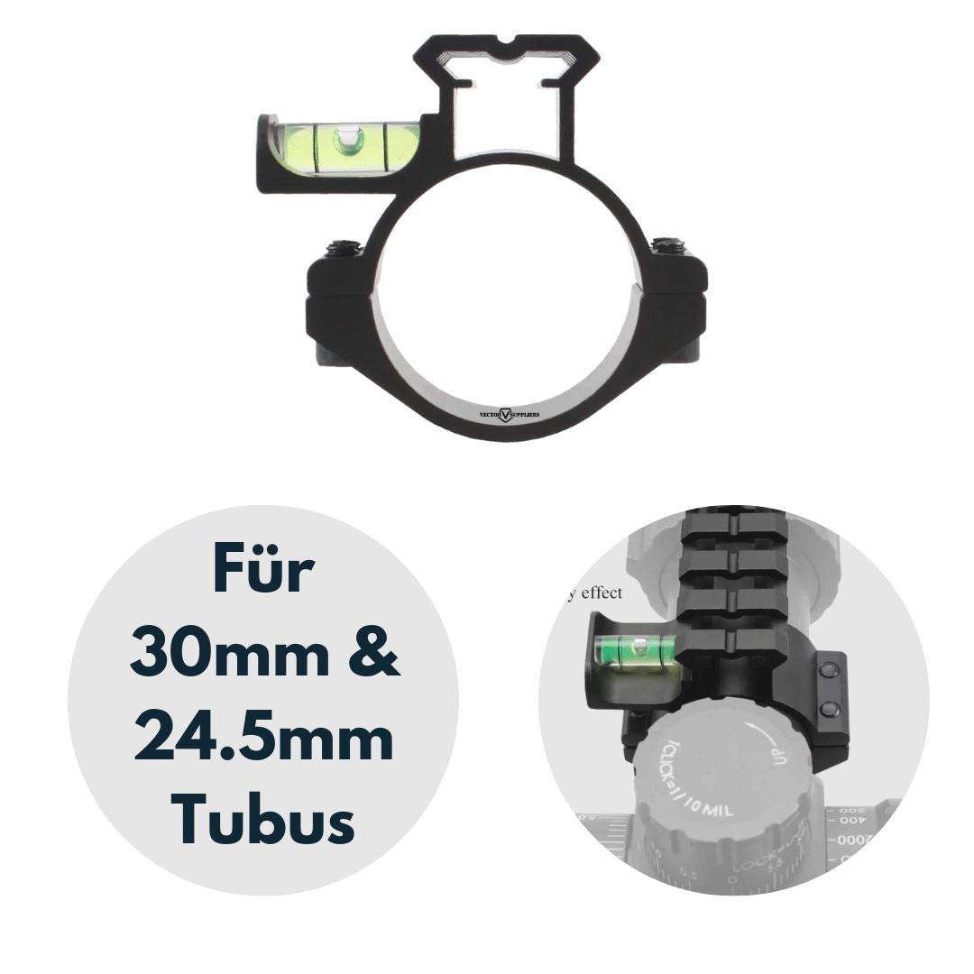 Vector Optics SCACD-07 Wasserwaage mit 21mm Picatinny Rail zur Montage am 30/25,4mm Tubus