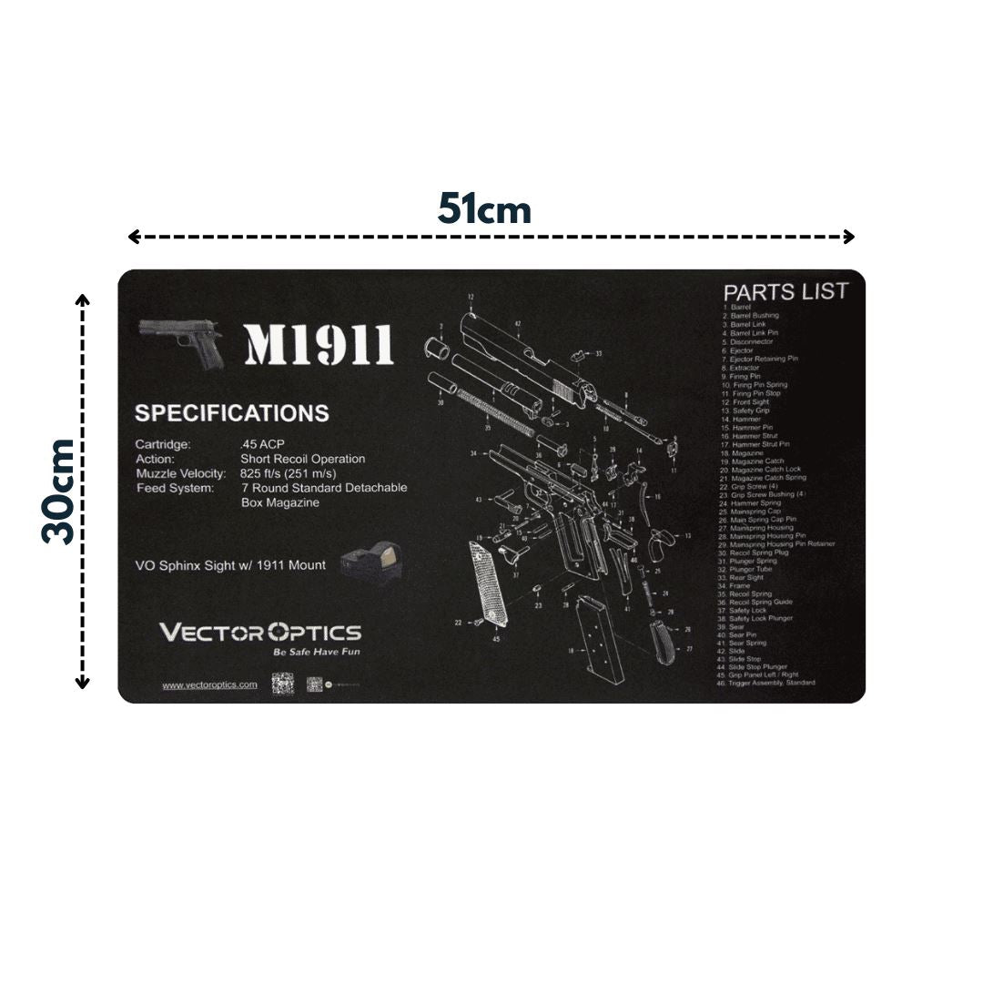 Vector Optics SCBM-03 M1911 cleaning mat