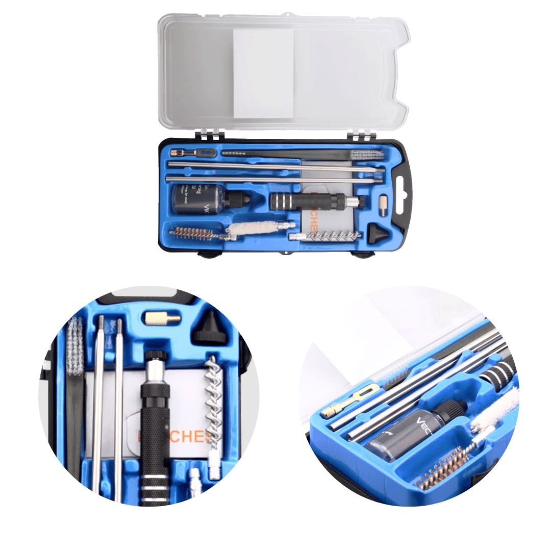 Vector Optics SCCK-10 Gunpany 19-piece gun cleaning kit for air rifles .177 and .22