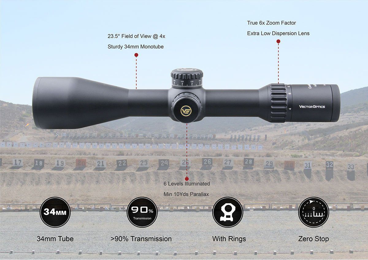 Vector Optics SCFF-29 Continental x6 4-24x56FFP VCT-34