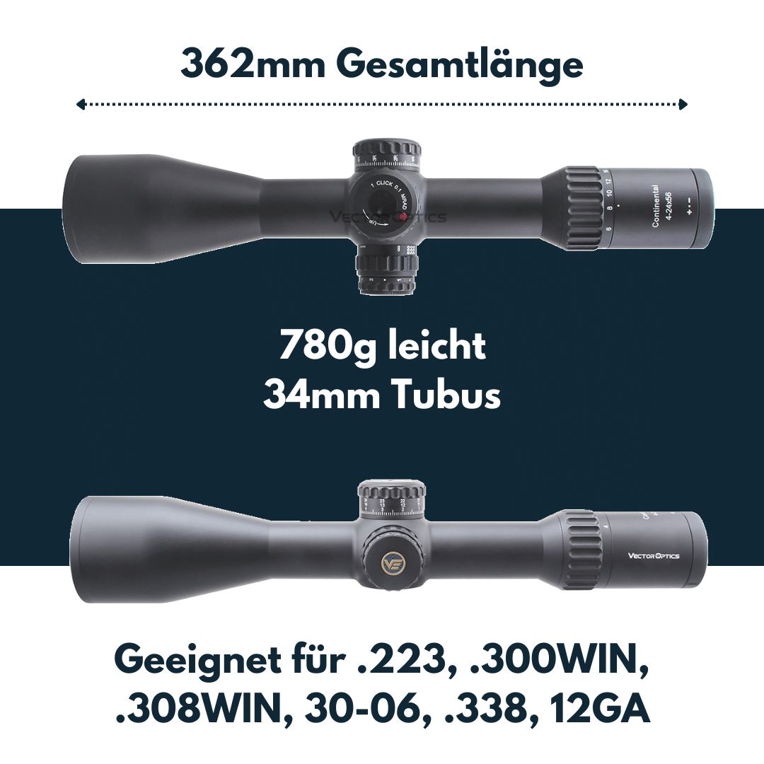 Vector Optics SCFF-40 Continental x6 4-24x56FFP VEC-MBR