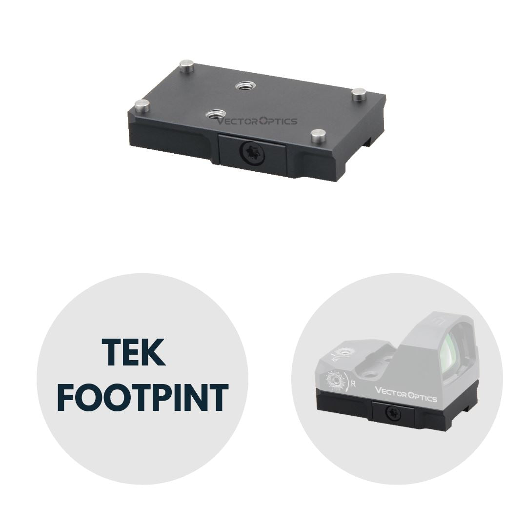 Vector Optics SCFRM-04 Montage mit TEK (Docter Sight) Footprint für 11mm Dovetail