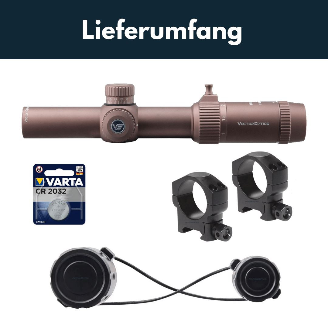 Vector Optics SCOC-32 Forester 1-5x24 GenII Coyote FDE