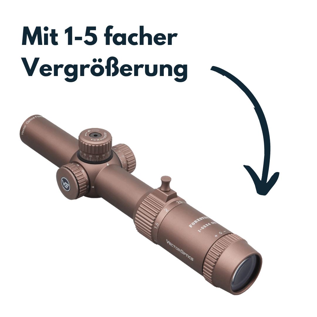 Vector Optics SCOC-32 Forester 1-5x24 GenII Coyote FDE